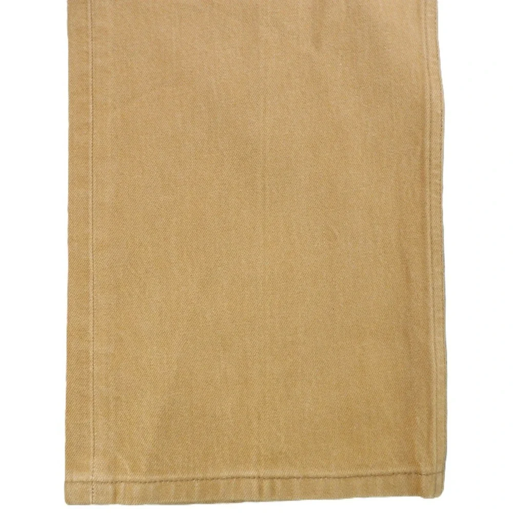 Y2K Levi 501 Original Straight Jeans Men 40x30 Brown Khaki Cotton Button Fly GUC